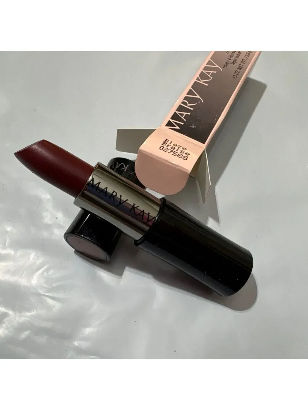 MARY KAY Creme Lipstick .13 oz. New with Box - Blaze 027588
